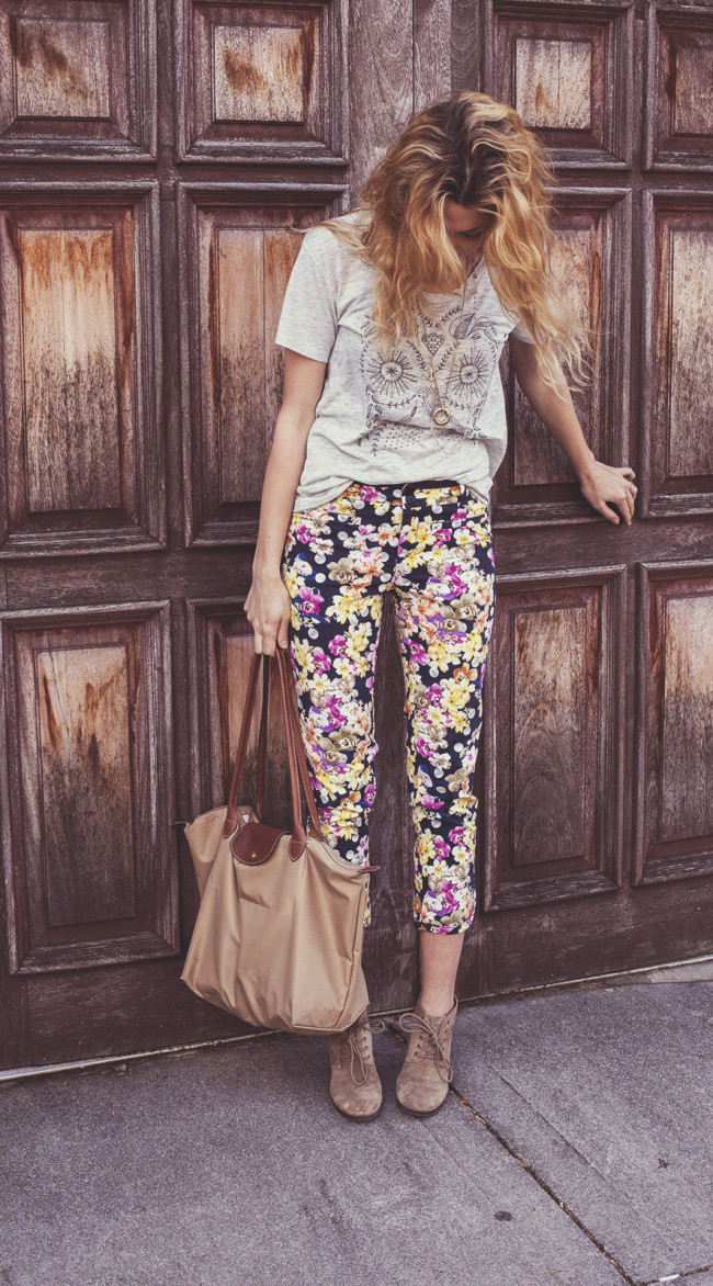 The Perfect Spring Trouser (Anthropologie's Miniflora Charlie) - offbeat + inspired