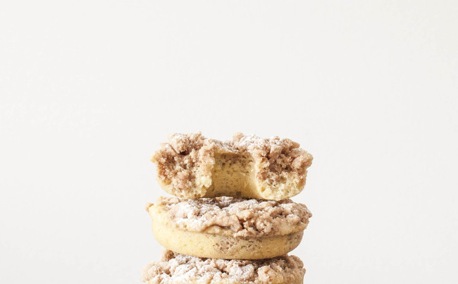 Coffee Cake Donuts - offbeat + inspired