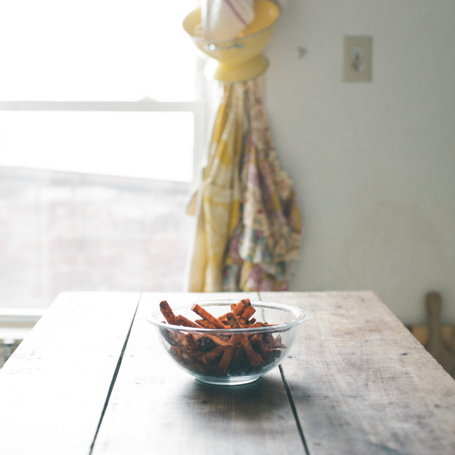 Clean Eating | Spiced Sweet Potato Oven Fries - offbeat + inspired
